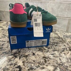 Adidas Gazelle Indoor W Green Sneakers